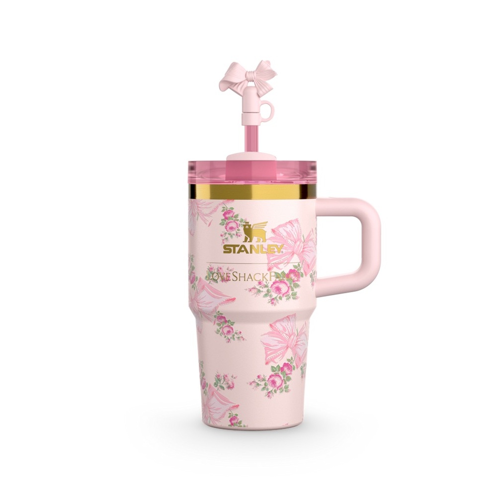 Stanley x Love Shack Fancy Holiday 20 oz tumbler pink🎀🌸✨